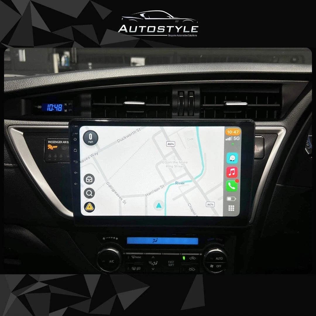 Toyota Auris Apple Carplay / Android Auto 10" Stereo Upgrade (2012-2015)