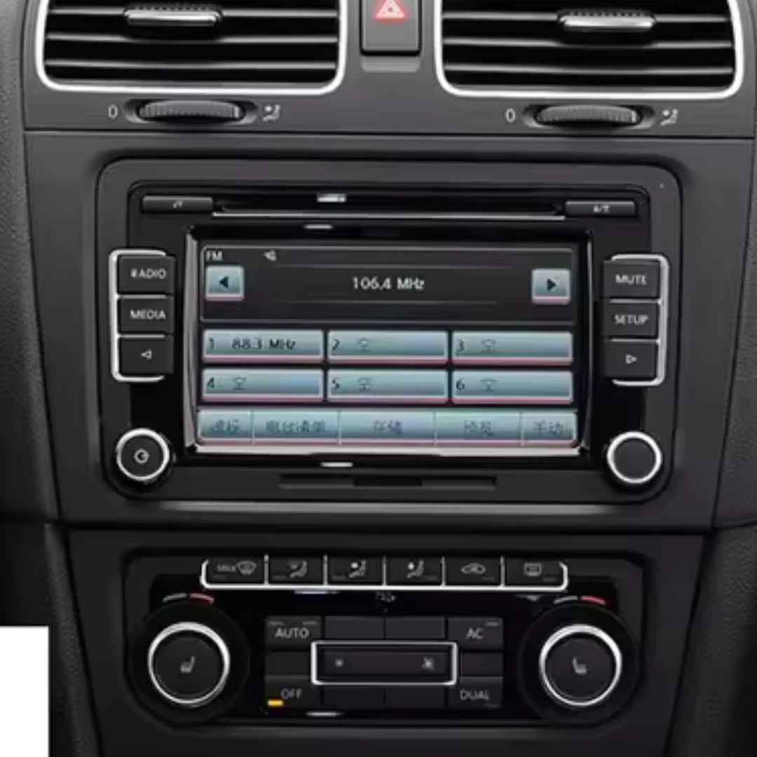 VW Golf Mk6 Apple Carplay / Android Auto 9" Stereo Upgrade RHD