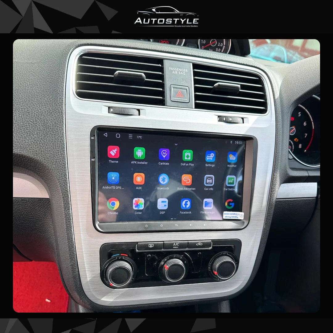 VW Scirocco 3 Apple Carplay / Android Auto 9" Stereo Upgrade 2008-2014