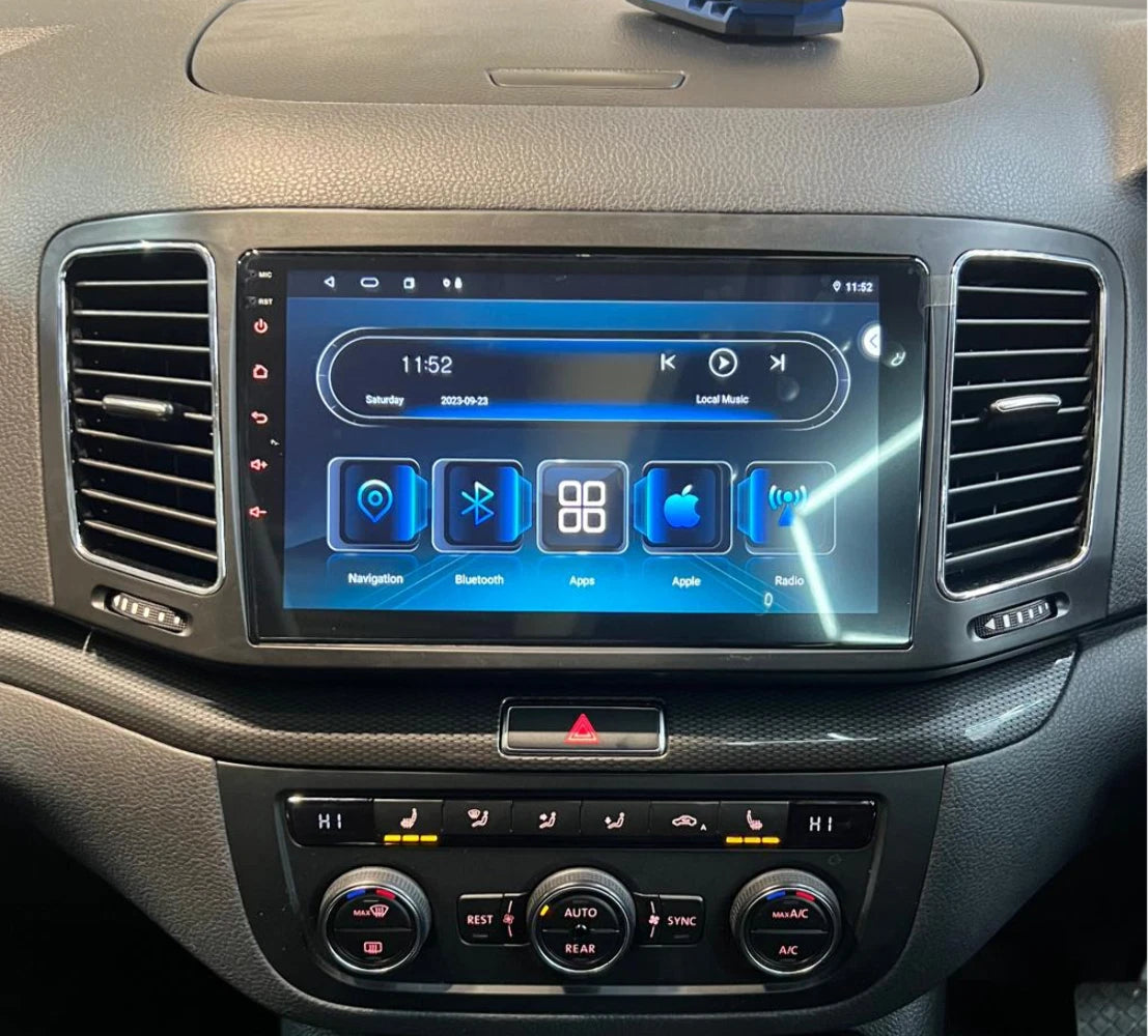 VW Sharan Apple Carplay / Android Auto 9" Stereo Upgrade 2010-2022