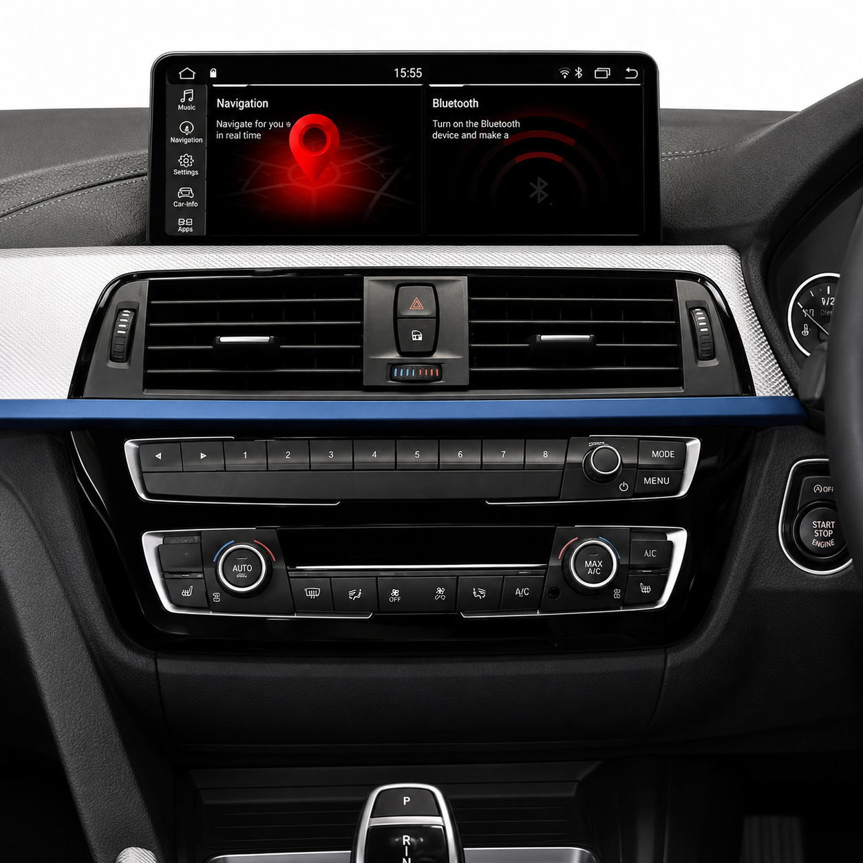 BMW 3 Series (2012-2017) Apple CarPlay Android Auto 10.25" Touch Screen M3/F30/F31/F34/F80 NBT