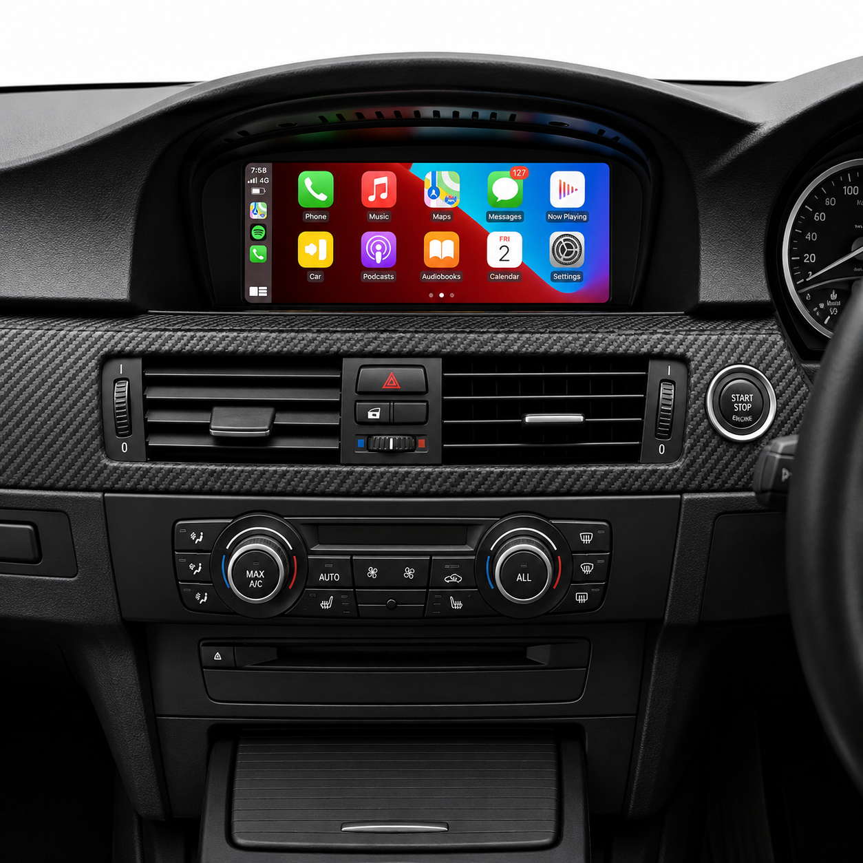 BMW 5 Series E60/E61 (2004-2010) CCC Apple CarPlay Android Auto 10.25" Touch Screen