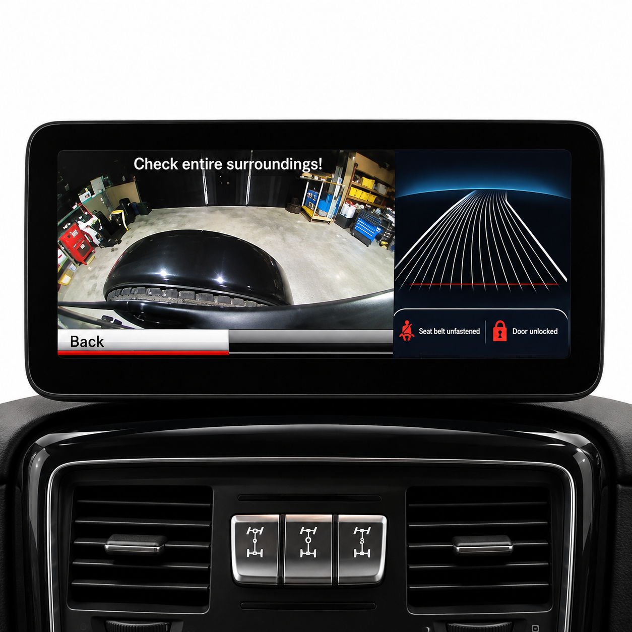 Mercedes-Benz G Class G350/G500/G63/G65 (2010-2017) Apple CarPlay Android Auto 12.3" Touch Screen