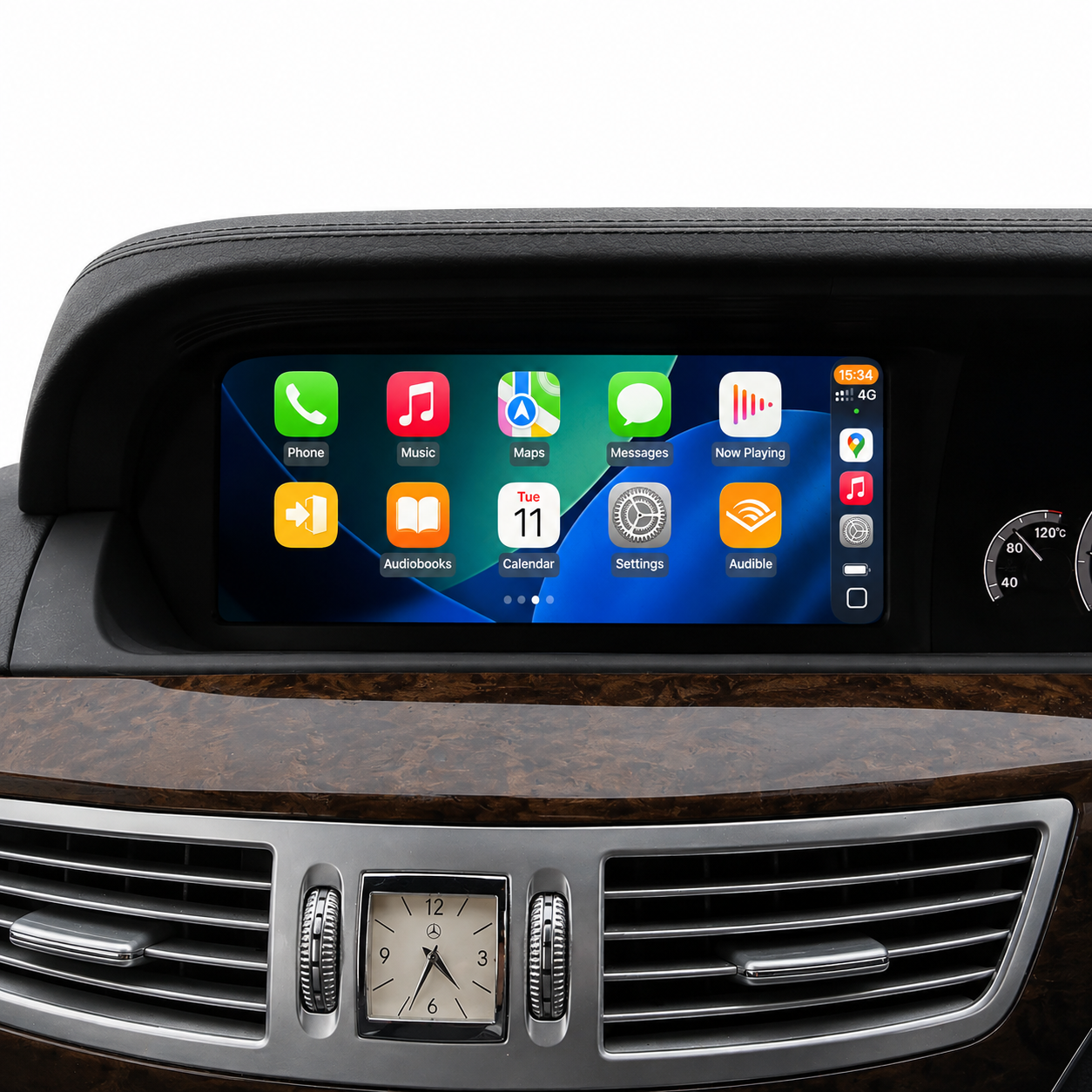 Mercedes-Benz S Class W221 (2005-2013) Apple CarPlay Android Auto 10.25" Touch Screen RHD