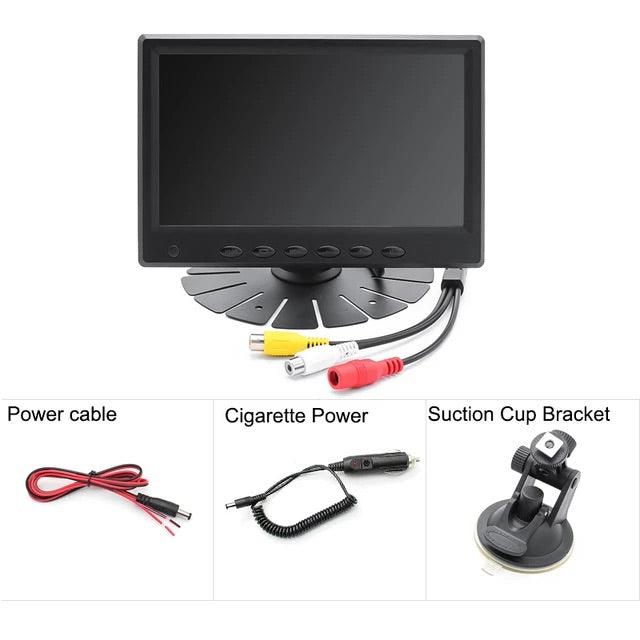 5" AHD Monitor TFT Colour LCD Digital Screen Display (2 Video Inputs) - AUTOSTYLE UK